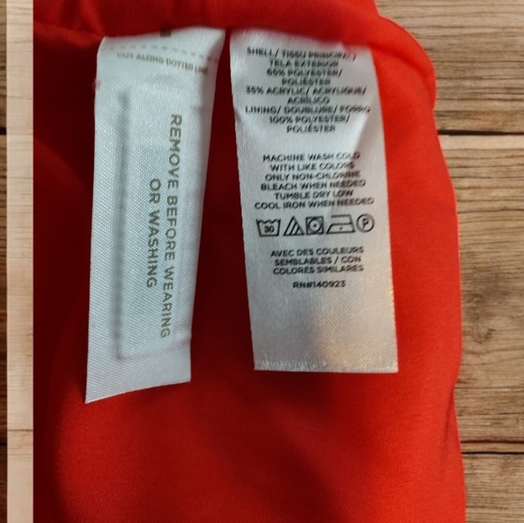 LOFT Boucle Tweed Mock Wrap Skirt - Picture 6 of 6